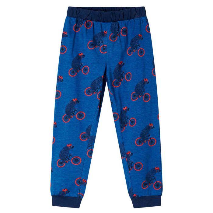 Pyjamas enfants manches longues pétrole 5 dimensions disponibles