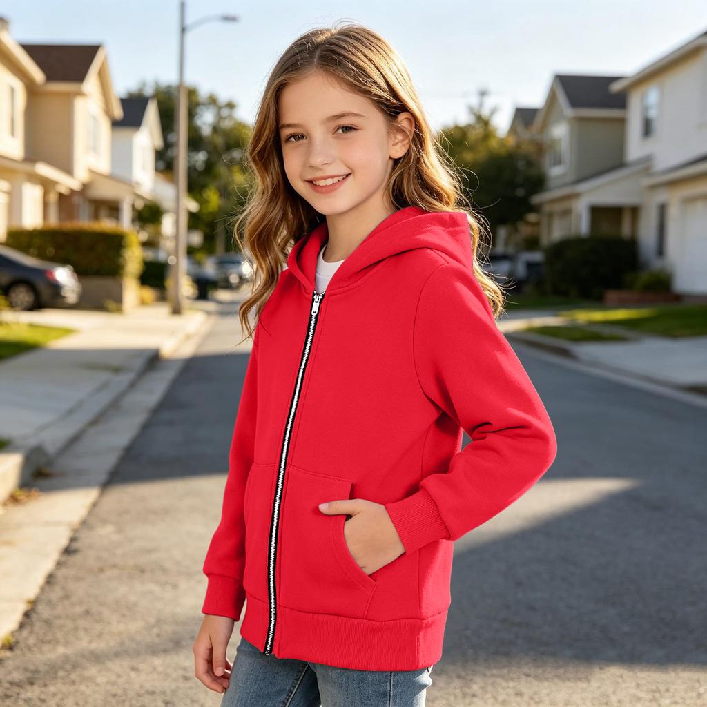 Jongens Meisjes Lange Mouw Kleur Sweatshirt Casual Pullover voor Dagelijks Gebruik