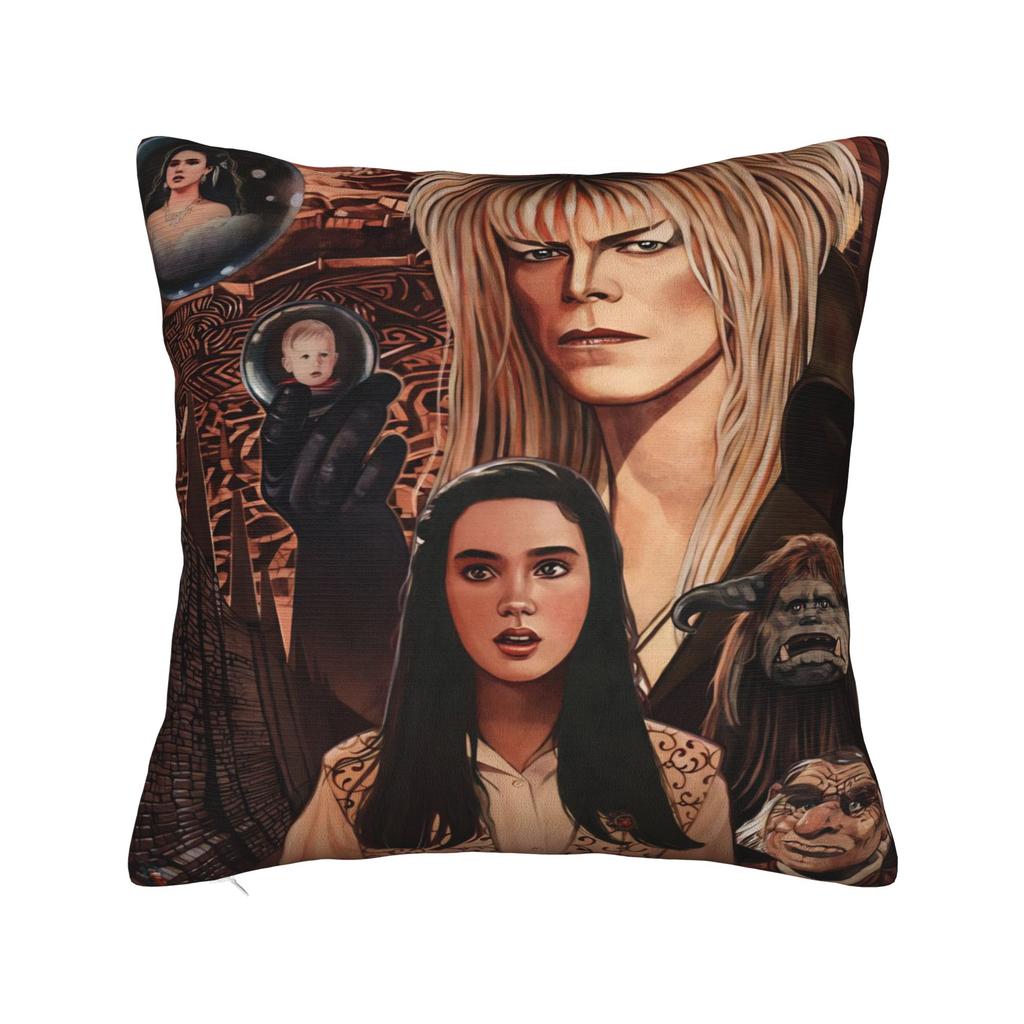 Decorative Pillow Covers Labyrinth Movie Merch Home Throw Pillow Case Cover Zippered Multi Size