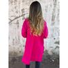 2025 Autumn Winter Women's Long Sleeve Hooded Loose Fashion Casual Mid-Length Cardigan Coat