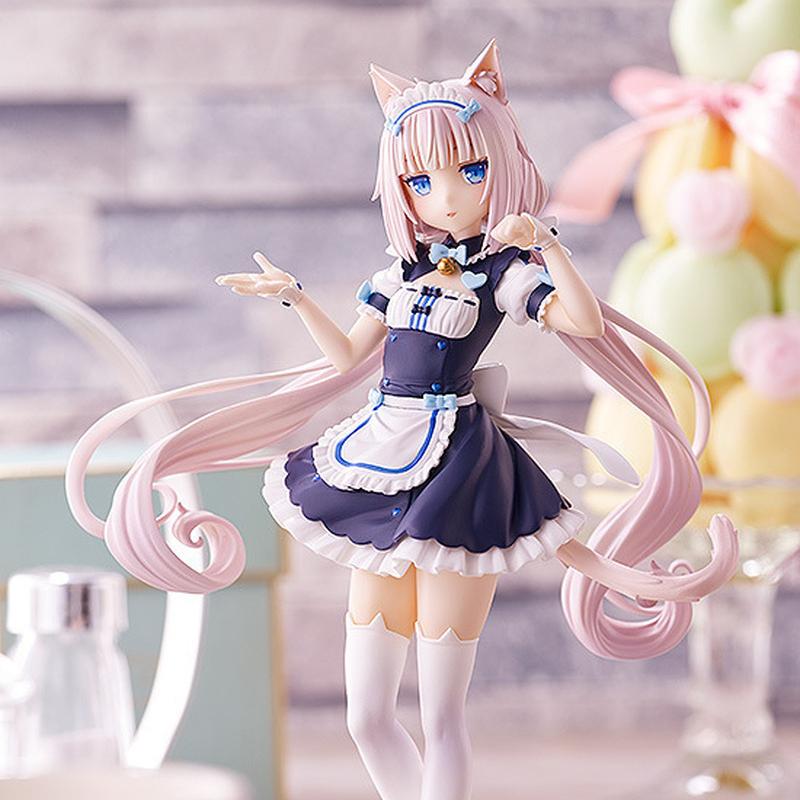 Nekopara Chocola Vanilla Figurine Cute Cat Maid Anime Character Models Kawaii Garage Statue Desktop Ornaments Gift For Anime Fan