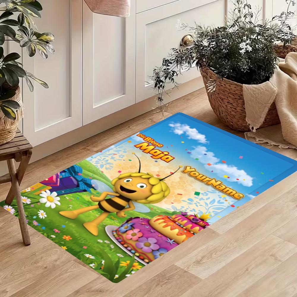 Biene Maja Customize Your Name Kitchen Rug Runner Rug Laundry Mat Hallway Entryway The Best Gift Choice