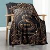 Galatasaray Customize Text Blanket Gift Personalized Blanket Ultrasoft Perfect For Couch Bed Sofa Seaside Ideal For All Seasons