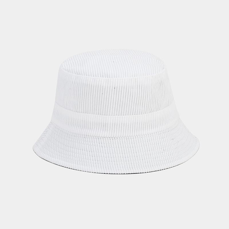 Sombrero Bucket de Pana Reversible Unisex: Sombrero de Sol Adelgazante de Moda para Otoño/Invierno