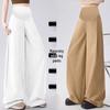 Spring/Summer 2026 Loose Maternity Wide-Leg Pants - Washed Cotton, Casual & Skin-Friendly Suit Pants for Moms