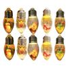 LED Christmas Light String Holiday Decoration Light Vintage Snowman Atmosphere Light Room Garden Pendant Light Wishing Bottle
