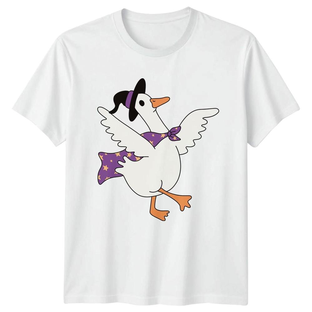 Witchy Goose Magical Halloween Animal TShirt Halloween Gift For Him And Her S