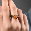 Vietnamese Yellow Agarwood Ring - Minimalist and Versatile Design
