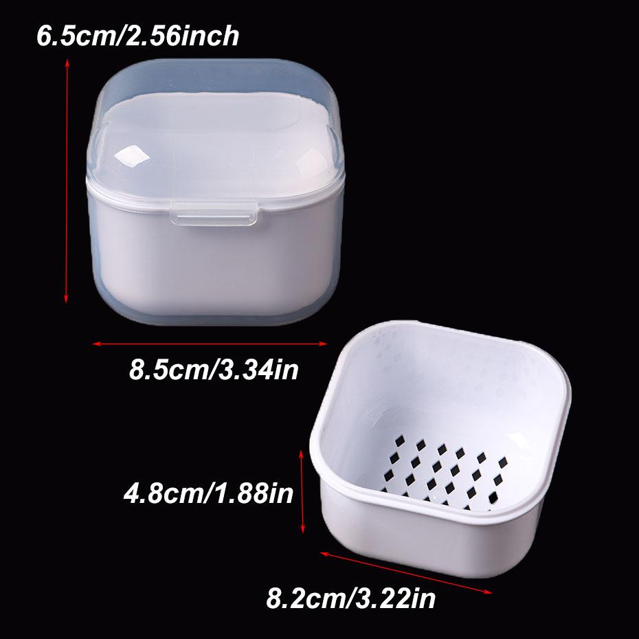 Portable Disinfection Filter Cleaning Box Nail Art Drill Bits Grinding Head Disinfection Box Manicure Sterilization Tool