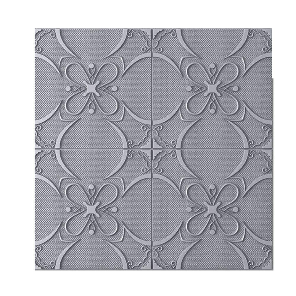 

Самоклеящиеся обои 70x70см 3D наклейки под кирпич Сделай сам Водонепроницаемые обои из пенопласта Кухня Потолок крыши Фоновые наклейки на стену 10pcs