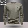 MiiOW Men's Quick-Dry Long Sleeve Crew Neck T-Shirt