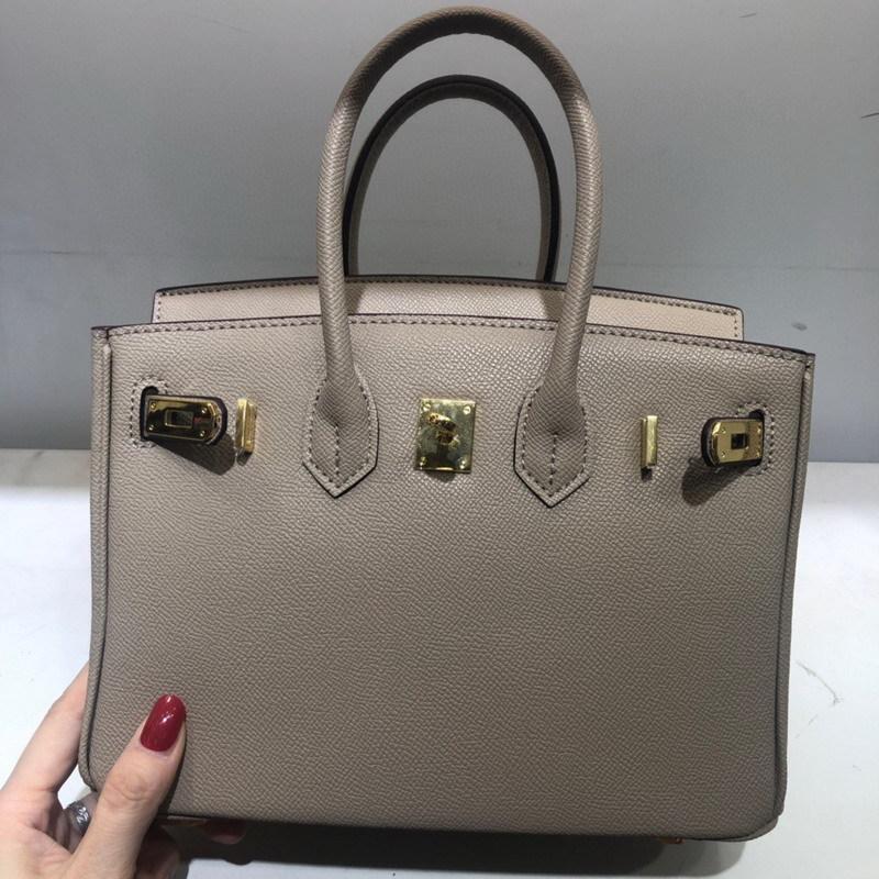 Two-layer Cowhide, Inner Stitching, Palm Pattern Platinum Bag (B02-2530BK)