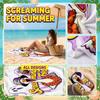 1 Packung Strandtuch mit Sommer- und Halloween-Motiven