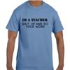 Funny Humor Professional Teacher Shut Up and Do Your Work T Shirt T Shirt