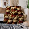 """Entzückende Teddybären mit roten Schleifen - Perfekt als Geschenke!""""""Decke Flanell Überwurfdecke für Sofa, Bett, Reisen, Camping, Büro, Couch, Stuhl,"""