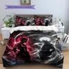 Satoru Gojo and Sukuna Pattern Bedding Quilt Set  Home Decoration  Gift (1 * duvet cover + 2 * pillowcase  without core)