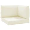 VidaXL Pallet Cushions 3 Pcs Cream White Oxford Fabric 315066
