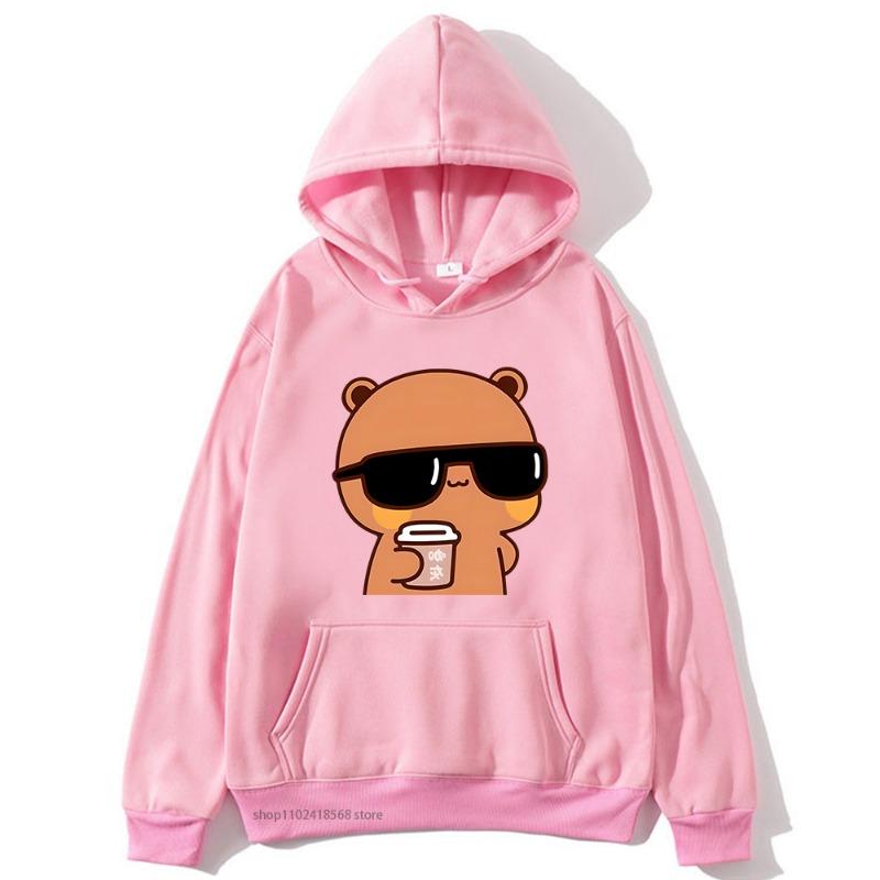 Fashion Women's Bubu Dudu Hoodie Sweatshirt Cartoon Kawaii Print Pullover Harajuku Kids Fashion Hoodie Sweatshirt
