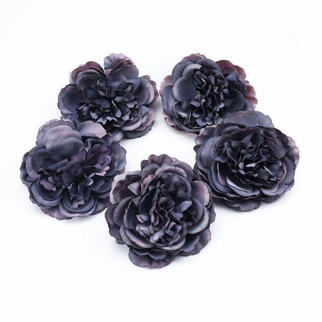 

Artificial Flower Silk Peony Home Vase Table Festival Party Outdoor Garden Yard Wedding Wreth Bridal Bouquet Diy Gifts Candy Box 10 pcs