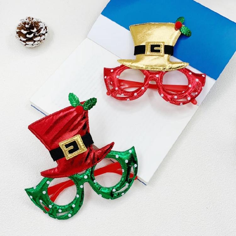 Neujahrsbrille Weihnachtsmistelbrille Foto Requisiten für Kinder Teenager Erwachsene
