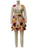 2025 Elegantes 3D-Blumenbesticktes Hüftbetontes Kleid
