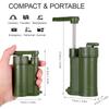 Outdoor Water Filtration System Water Purifier Water Filter for Camping Hiking Emergency Fishing