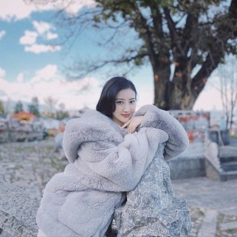 Korean Thickened Mink Velvet Coat Women Winter Clothes Jacket Version Loose Imitation Rabbit Fur Plush Hooded Fur Coat