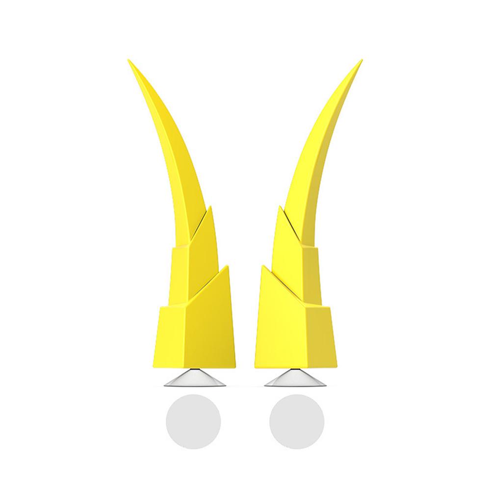 

Мотоциклетний шолом Роги Диявола Довгі Бичачі Роги Електричний Передній Задній Бампер Аксесуари Автомобіль Велосипед Шоломи Декорація жовтий