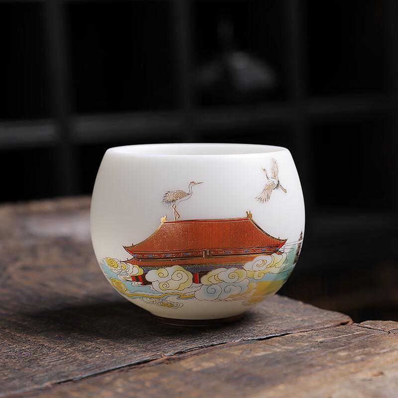 Dehua White Porcelain Gong Xi Teacup