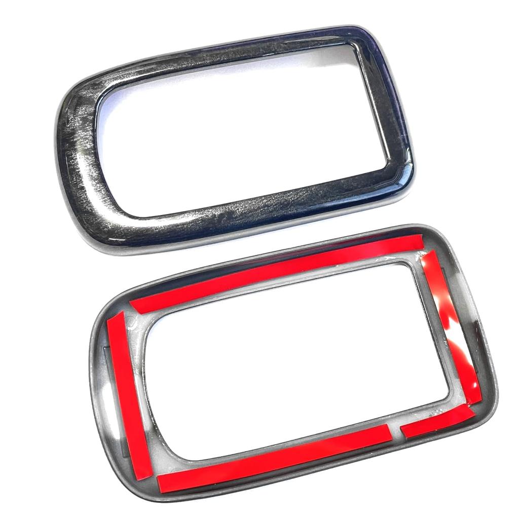 CGP Front Door Inner Handle Black Wood Grain Interior Handle Cover for Model Hijet Truck and Hijet Jumbo Bezel, S500P/S510P (Early Only)