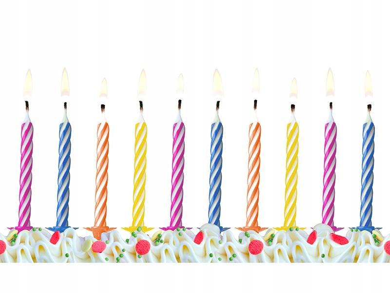 Birthday Candles, Mix, 6cm