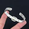 Wedding Gift For Her 925 Silver Natural Dendrite Tiger Bangle Adjustable
