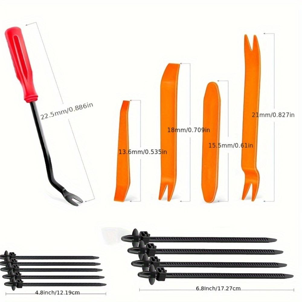 680pcs/725pcs Boxed Car Bumpers Clips Automotive Fastener & Tool Kit for Bumper Assembly Repair & Installation Bumper Repair Kit