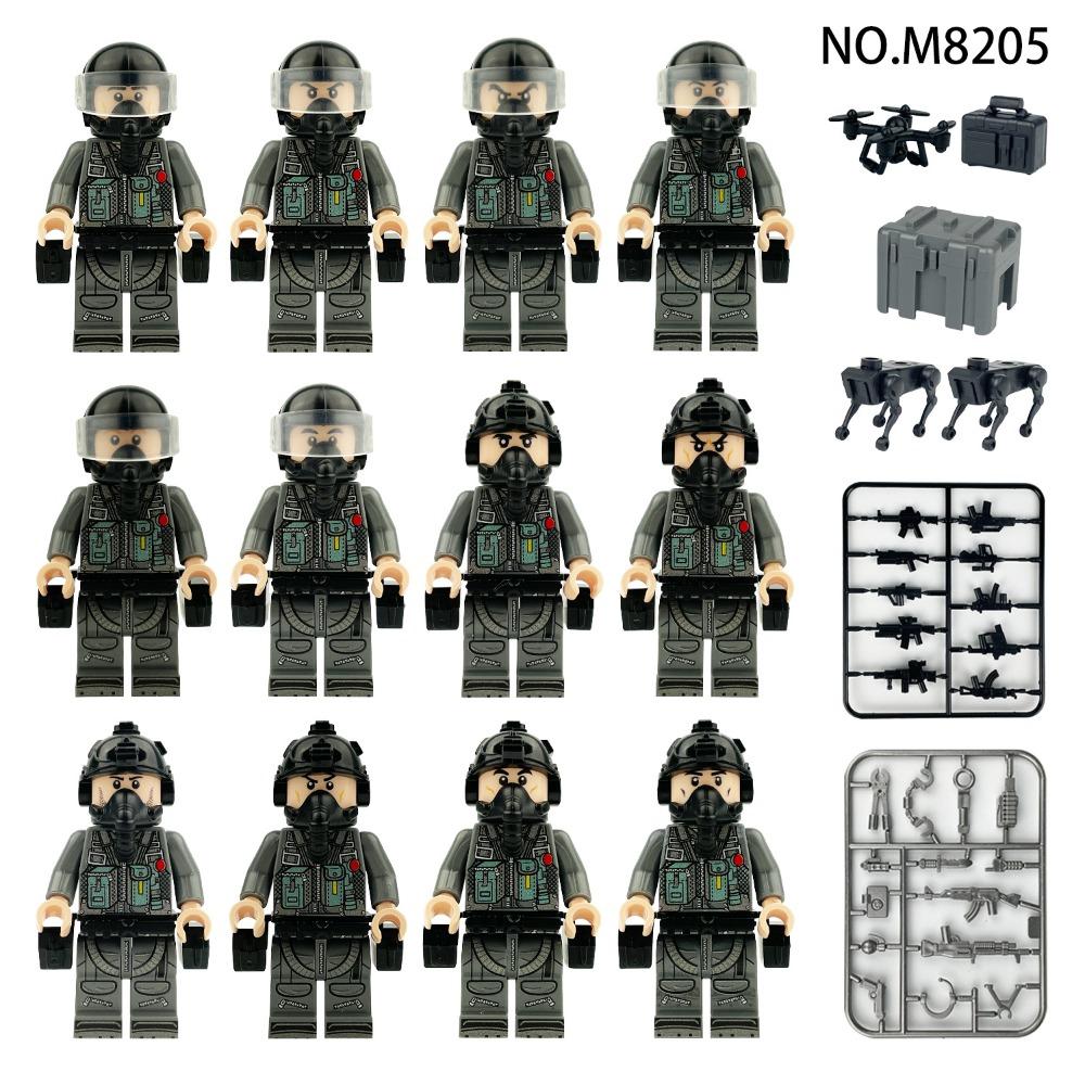 Free assembly of building blocks for boys and girls toys small gifts Figures Assemble Toys Creeper for Kids Educational Toys