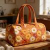 Gesteppte Reisetasche Handtasche Fitness Strandtasche Bohemian Blumendruck Lässig Urlaub Camping Mehrfarbig Kreuzfahrt Ästhetik Weekender
