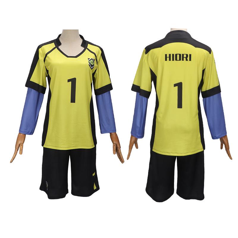 BLUELOC K Maglia Blue Lock Cosplay Set Completo: Modelli Bachira, Meguru, Chigiri, Isagi Disponibili
