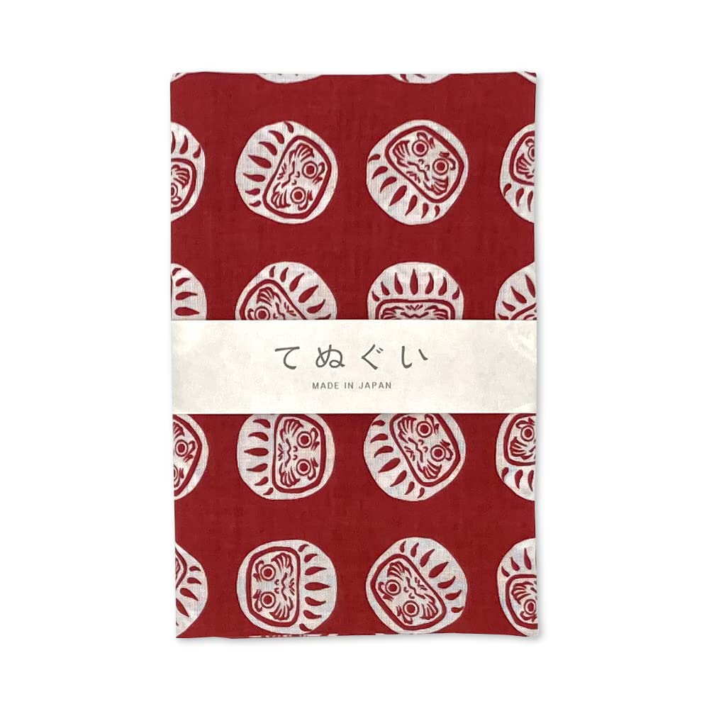 

Маленький узор Tenugui Daruma (неразрезанный)