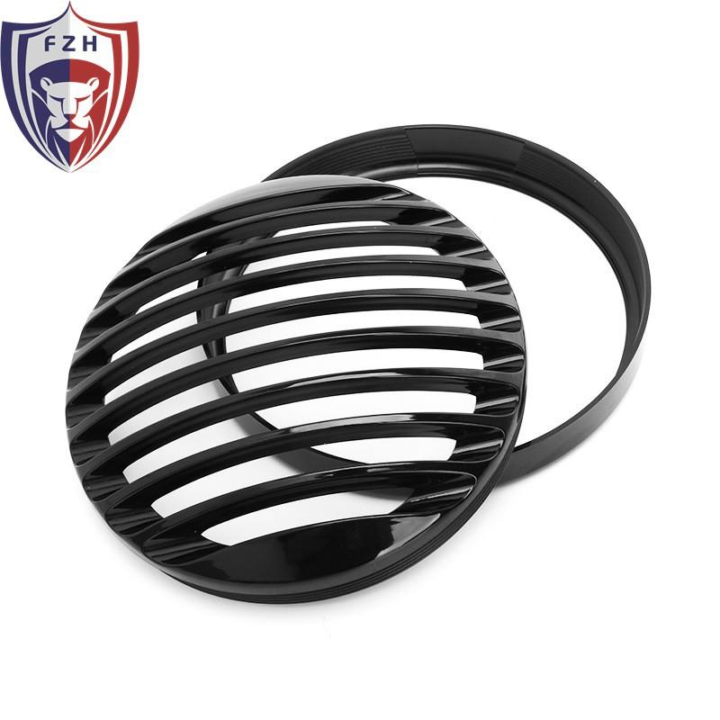 Motorcycle Headlight Cover Black Mesh Harley XL883 1200 X48 Dyna Softail