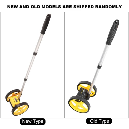 Road Measure, Distance Measuring Device, Dual Wheel Measuring Wheel, High Accuracy Ergonomic Distance Measuring Wheel, 9999m