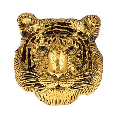 Nuovi spilli vintage con testa di tigre in metallo per donne e uomini Accessori carini per bambini Spille con animali Buon regalo
