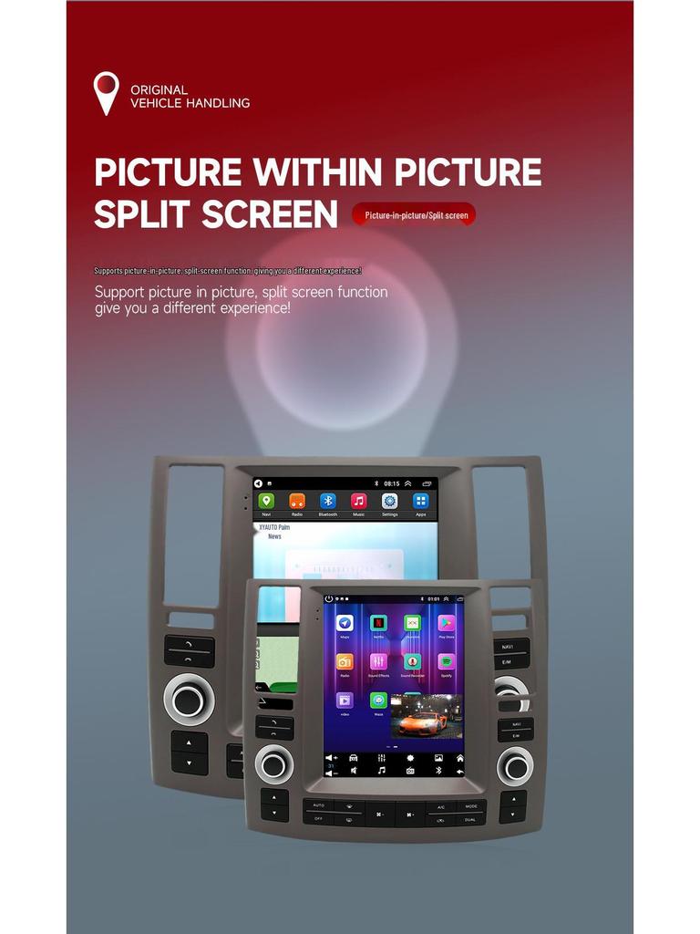 Infiniti FX35 (06-09) Android Navigation GPS System with Large Screen