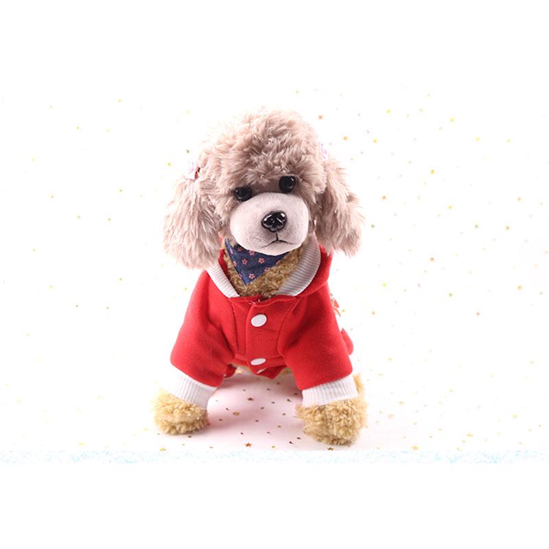 Dog Pet Warm Cat Jacket Coat Puppy Clothes Winter Sweater Christmas Apparel
