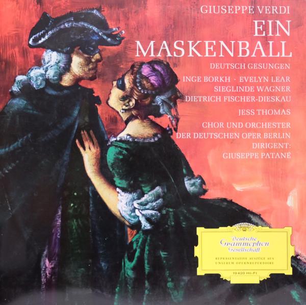 

LP Record GIUSEPPE VERDI INGE BORKH. EVELY Ein Maskenball Deutsch Gesungen LPEM19420 DEUTSCHE GRAMMO 1964 Germany Classical Used