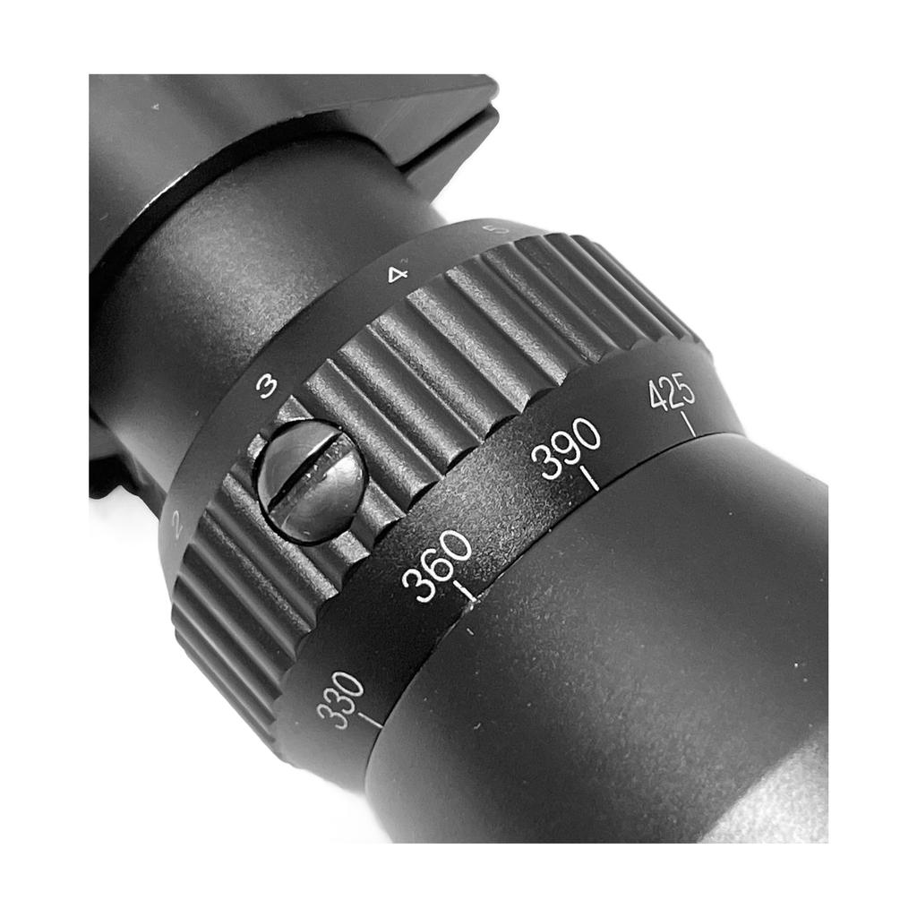 ChaosAirsoft Rifle Scope 1.5-5x32 Variable Magnification with Lens Cover and Zeroing Adjustment for Airsoft, Sniper Rifles, and More