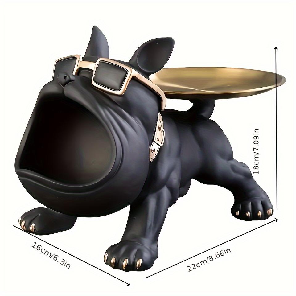 1pc Key Storage Bowl, Creative Dog-shaped Storage Tray, Desktop Candy Tray, Entrance Bedroom Living Room Accessories, Room Decor