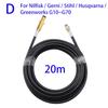 Sewer Washer High Pressure 20m Drain Water Cleaning Hose Pipe Sewer Jet Nozzle For Karcher Interskol Huter Nilfisk Stihl Bosch