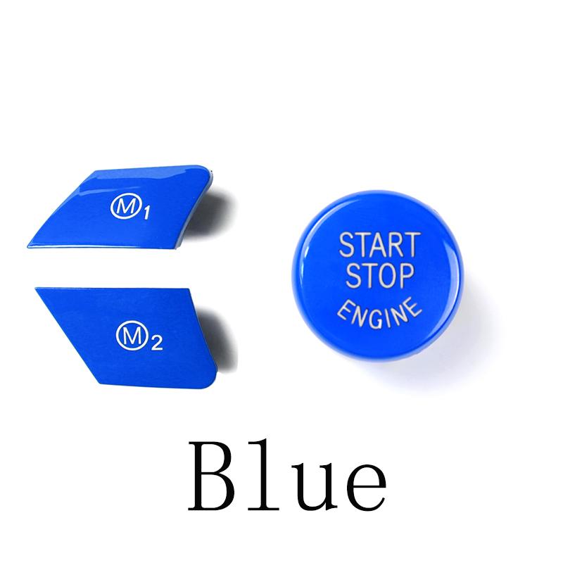 Buton de mod M1 M2 cu comutator de pornire a motorului Volan auto pentru BMW M3 M4 M5 M6 X5M X6M F87 F80 F82 F10 F15 F16 F20 F21