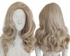 DUNKELGRAU Perücke, Wellen, Locken, dick, Cosplay, ohne Pony, hitzebeständig