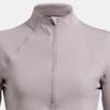 Under Armour Launch Elite Reißverschluss Bequem Weich Pullover Langarm Normales T-Shirt Damen Oberteile Grau 1386338-015