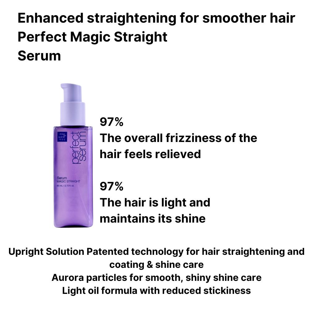 Mise En Scene Perfect Magic Straight Serum, Shampoo,Treatment 3 Type